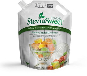 SteviaSweet Pure Stevia Extract Powder RA 98 - Rebaudioside 98%, 10 kg (22 lbs)
