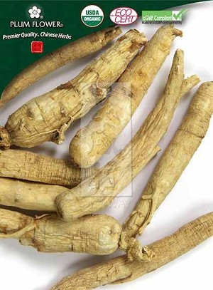 Panax ginseng root - white, unsulfured,  250 gm bag
