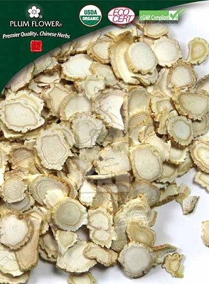 Panax ginseng root - white, Ren Shen (Kirin Bai), sliced, unsulfured- 250 gm bag, 8.8 oz