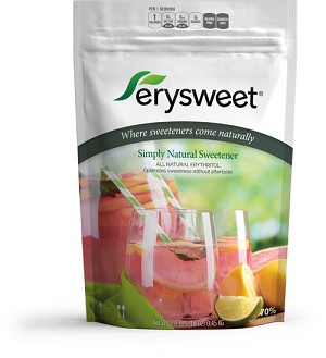 Erysweet Erythritol Sugar Substitute Fine Powder, 60 / 1 lb Bags