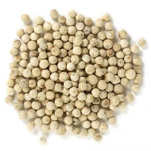 Peppercorns, White Whole 1 lb