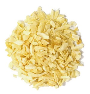 Onion, White Flakes, Toasted, 1 lb