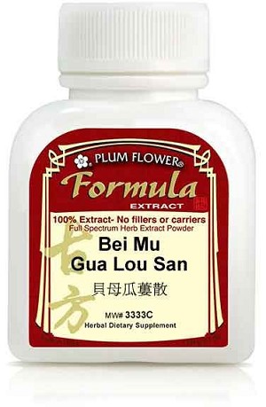 Fritillaria and Trichosanthes Powder, Bei Mu Gua Lou San, extract powder, 100 gm, 3.5 oz