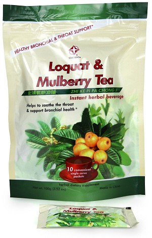 Loquat & Mulberry Combination Instant Herbal Beverage, 10 packets, 100 gm, 3.5 oz