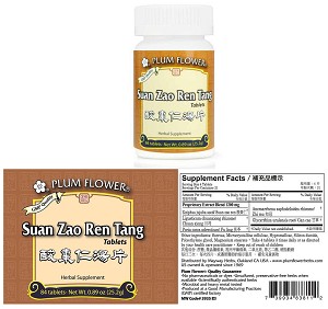 Suan Zao Ren Tang Tablets, 84 tablets, 1 oz