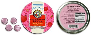Loquat Throat Lozenges, Herbal Candy - Apple-Longan, 60 gm tin