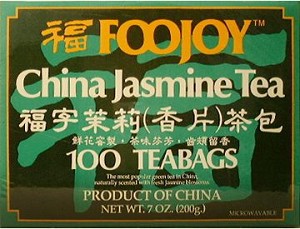Foojoy China Jasmine Tea (Lu Cha) 100 teabags