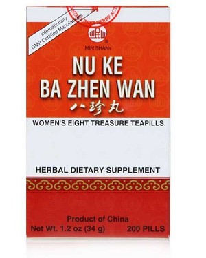 Nu Ke Ba Zhen Wan Teapills 200 pills